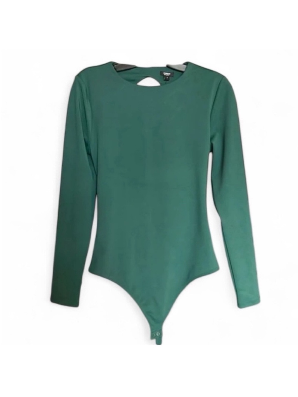 NEW Express Body Contour
Bodysuit
Open back Emerald color Size
XS